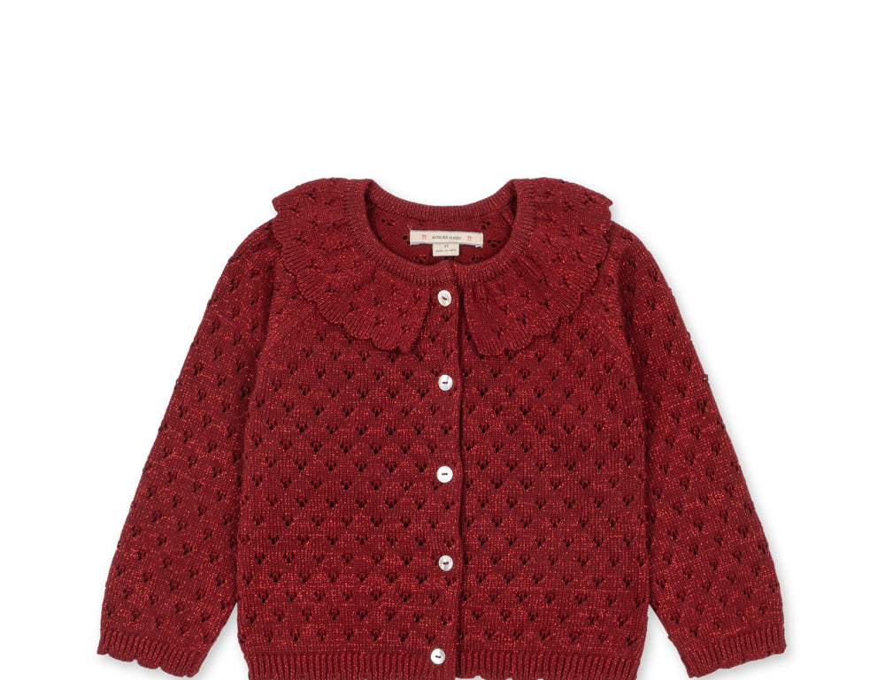 Konges Sløjd A/S KNITTED CARDIGANS red dahlia