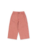 Konges Sløjd A/S WOVEN PANTS milk rouge stripe
