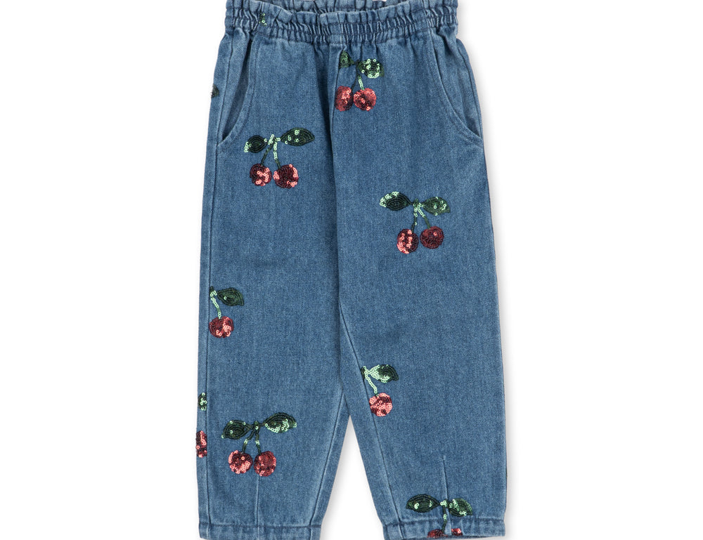 Konges Sløjd A/S WOVEN PANTS cherry sequin