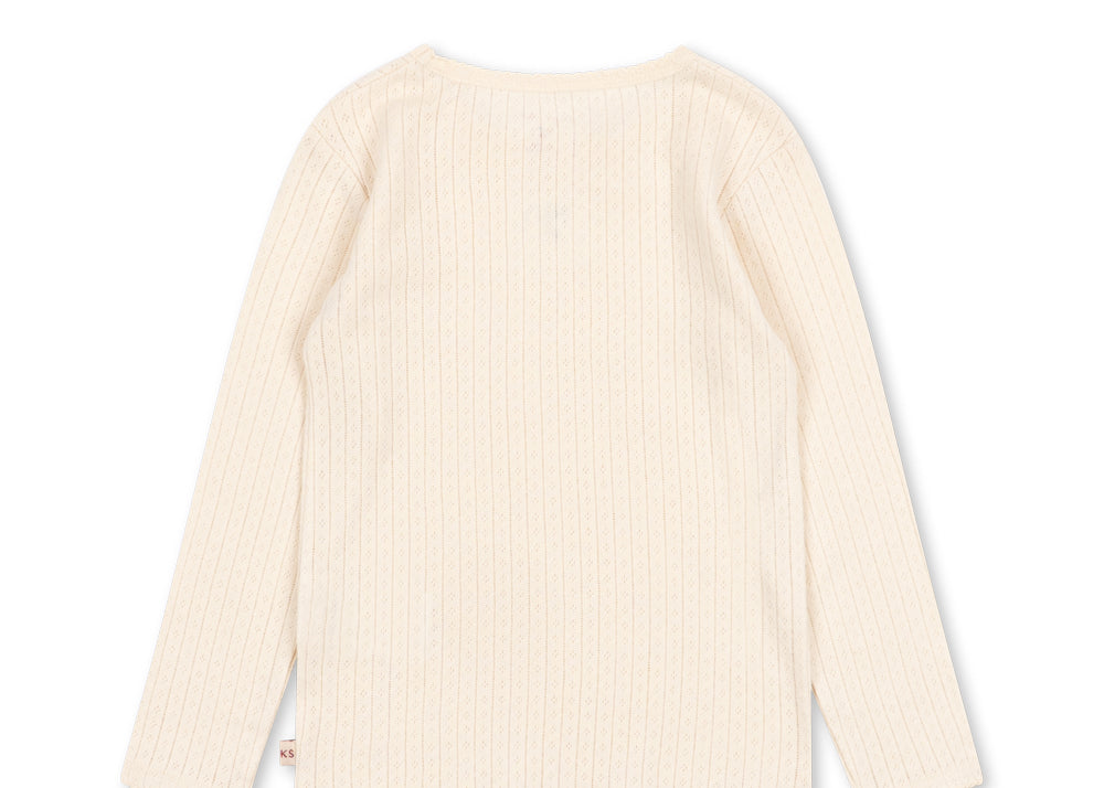 Konges Sløjd A/S JERSEY BLOUSES white smoke