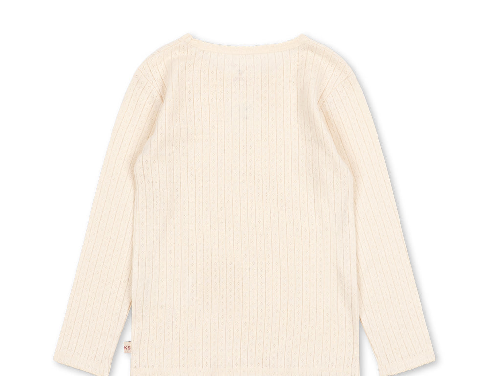 Konges Sløjd A/S JERSEY BLOUSES white smoke