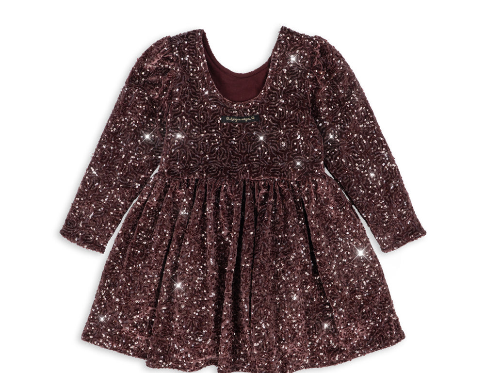 Konges Sløjd A/S JERSEY DRESSES decadent chocolate