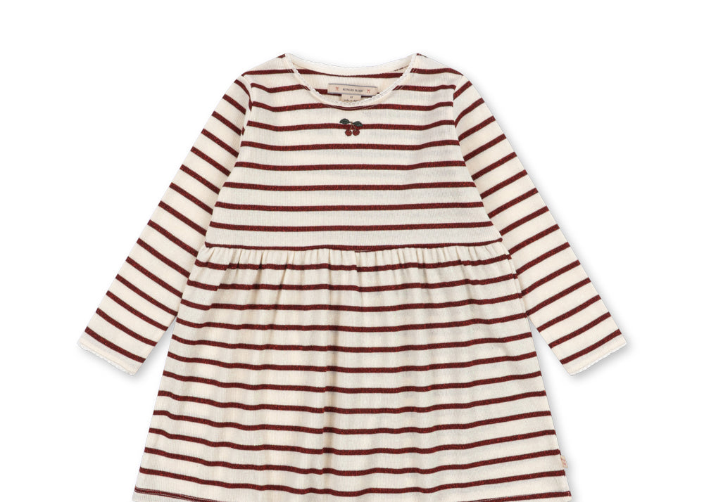 Konges Sløjd A/S JERSEY DRESSES creamy stripe