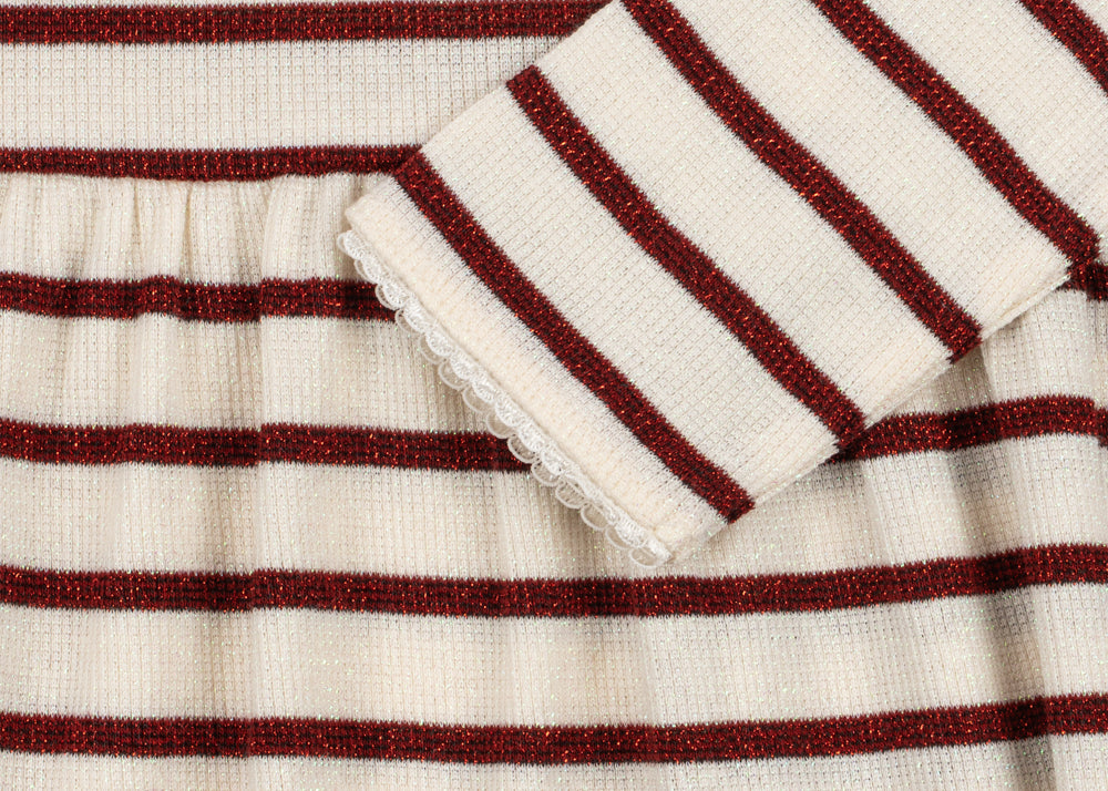 Konges Sløjd A/S JERSEY DRESSES creamy stripe