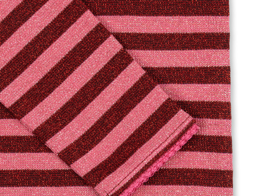 Konges Sløjd A/S JERSEY BLOUSES pinky stripe