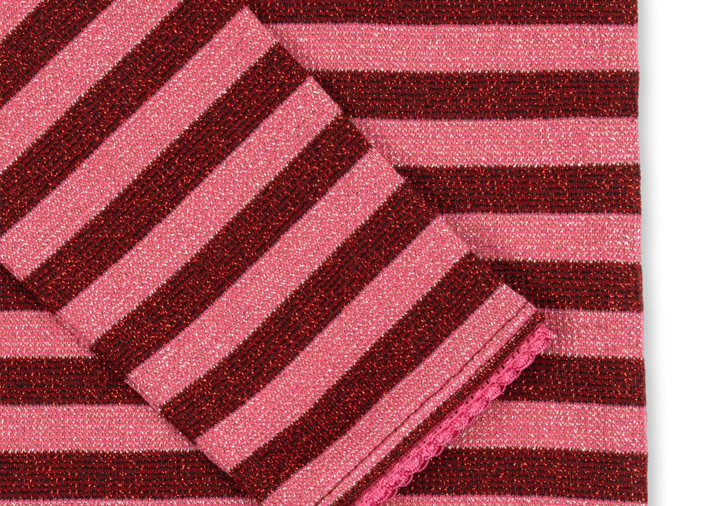 Konges Sløjd A/S JERSEY BLOUSES pinky stripe