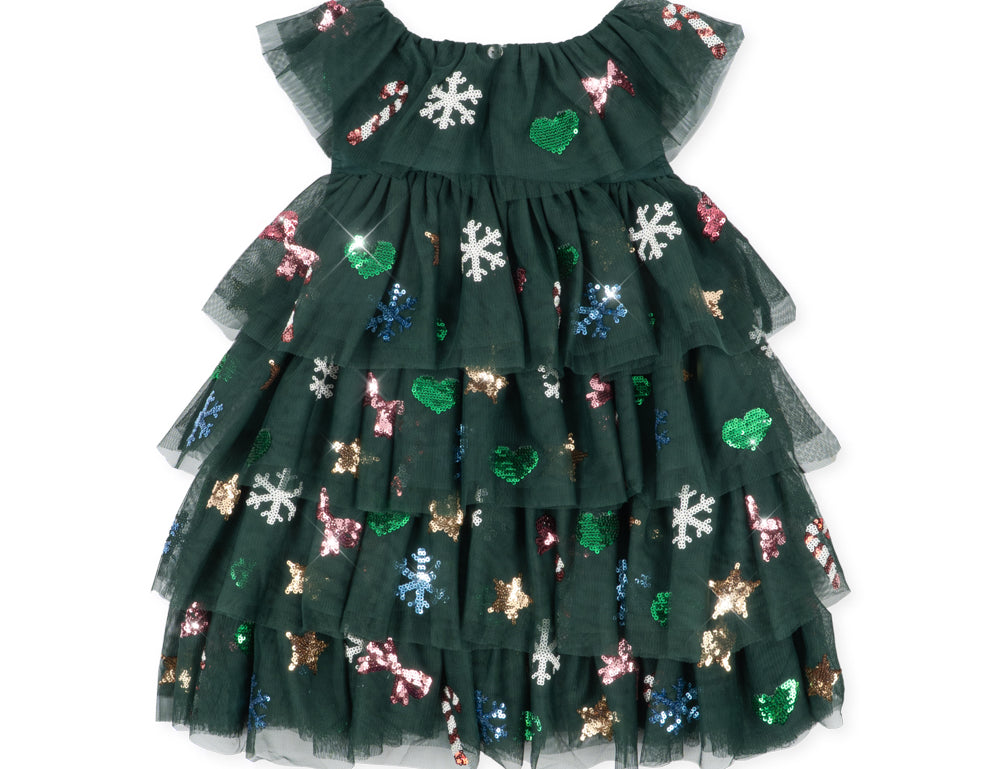Konges Sløjd A/S WOVEN DRESSES hunter green