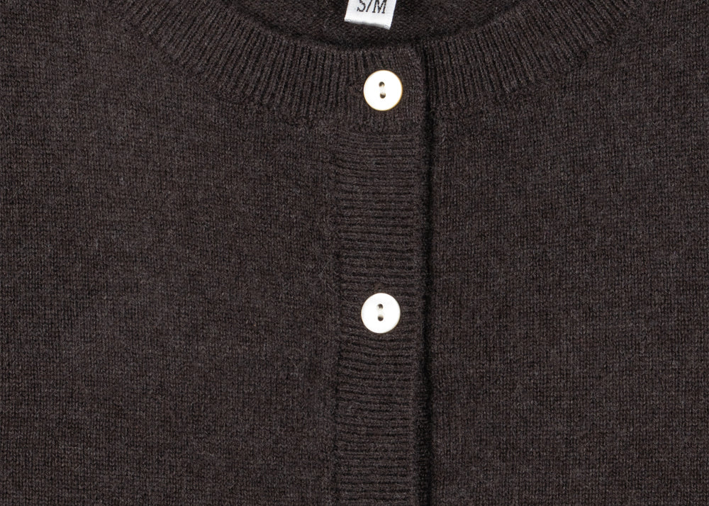 Konges Sløjd A/S KNITTED CARDIGANS chocolate brown