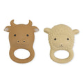 Konges Sløjd A/S TEETH SOOTHERS sheep/cow