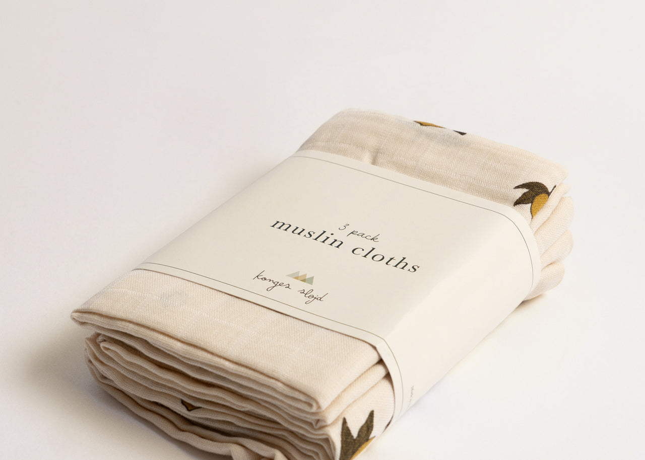 Konges Sløjd A/S MUSLIN CLOTHS lemon