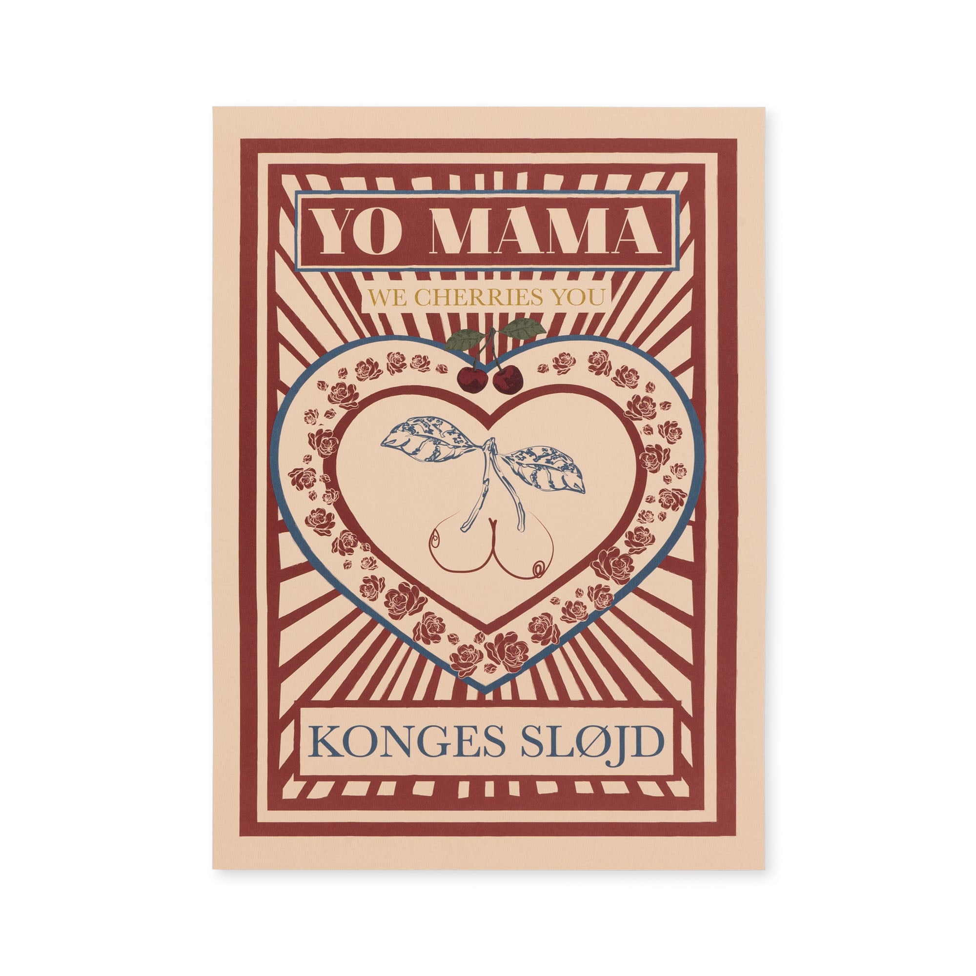 Konges Sløjd A/S  Plakat Dekorationer HEART