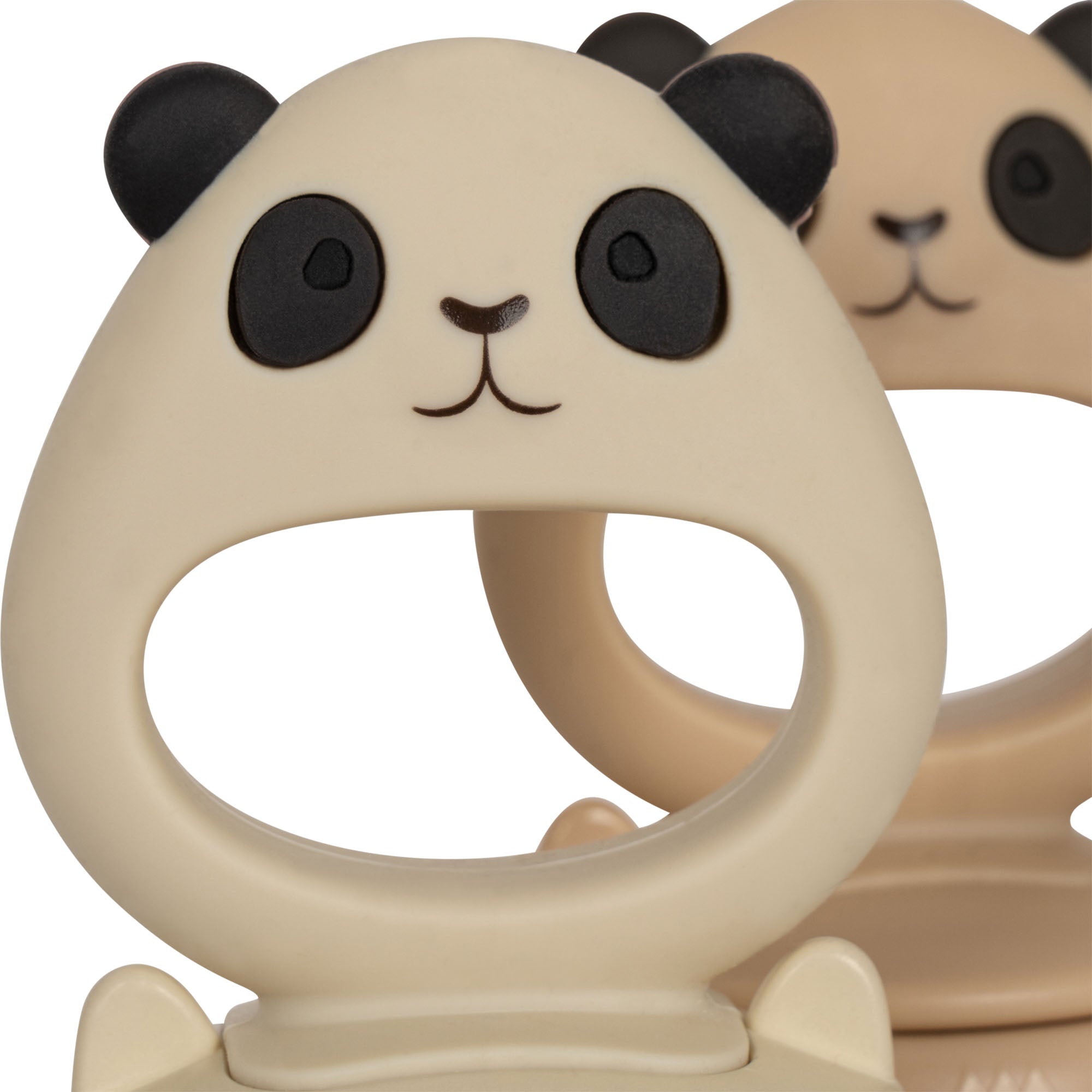 Konges Sløjd A/S SILICONE FRUIT FEEDING PANDA PACIFIER Frugtsutter SHELL MIX